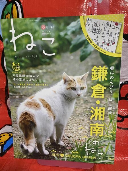 ☆ ねこ 2014年 05月号 Vol.90 春はのんびり、ねこ散歩 鎌倉・湘南のねこ 猫 ネコ 付録なし ネコ・パブリッシング