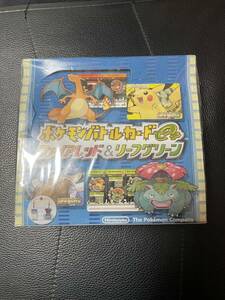 ◆新品未開封◆ポケモンバトルカードe＋ ファイアレッド＆リーフグリーン BOX シュリンク付き