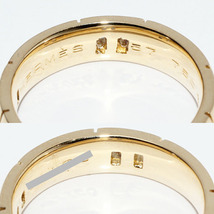 エルメス 指輪 K18YG ヘラクレスリング 幅5.5ミリ_画像5