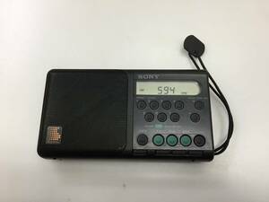 SONY FM/AMコンパクトラジオ ICF-M300V 　中古品B-9759