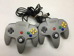 NINTENDO NINTENDO64 コントローラー NUS-005 ２個 中古品B-9798