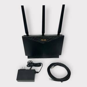 ☆美品☆ASUSTek イーサネット WiFi 無線 ルーター WiFi6 4804+861Mbps デュアルバンドゲーミング RT-AX86U 