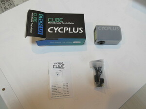 cycplus 　tinypump cube 携帯型電動空気入れ　仏米対応　未使用品　送料込み価格