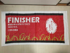  Niigata City марафон 2023 собрание . место человек сувенир полотенце банное полотенце не продается не использовался товар финишная отделка полотенце полный марафон половина бег 