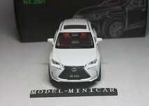 ▲超希少！LEXUS 1/32 レクサス NX NX200T SUV 白 新品 金属製_画像2