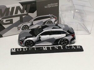 ▲Sold Out！255！MINIGT 1/64 Audi アウディ RS6 Avant C8 新品