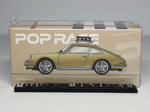 ▲超希少！Gold！世界限定！POPRACE 1/64 ポルシェ Porsche 911 964 930 Singer 新品