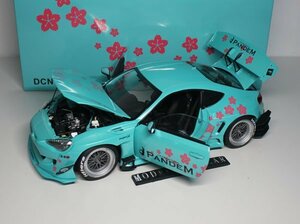 ▲超絶版！全開閉！DCM 1/18 Toyota トヨタ GT86 86 GT PANDEM パンデム Rocket Bunny サクラ SAKURA 新品