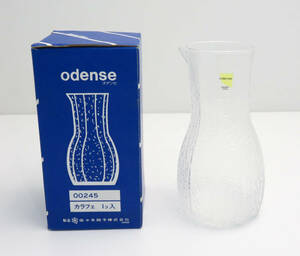 ☆保管品☆佐々木硝子 odense ガラス カラフェ 約16.5㎝ 水差し ピッチャー 酒器 Sasaki Glass