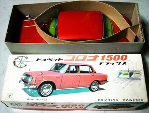 １９６４ トヨペット コロナ １５００ＤＸ ４ドアセダン　フリクション動力＊ヨネザワ玩具　