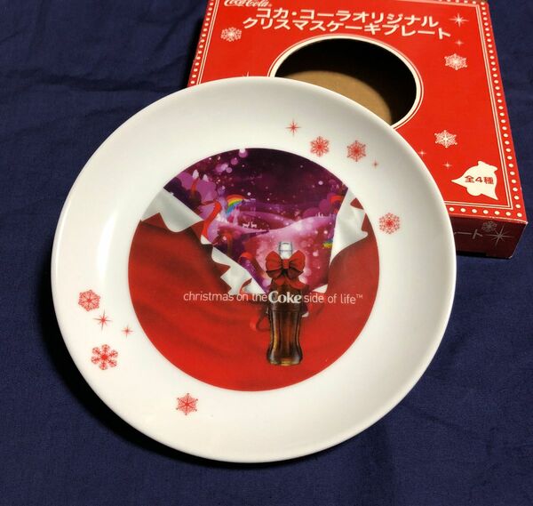 【非売品】コカコーラ オリジナル クリスマスケーキプレート 