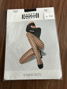 ウォルフォードWolford ドッツストッキング　XS