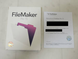 A-04850●FileMaker Pro 15 日本語版 Windows/Mac対応 File Maker ファイルメーカー プロ