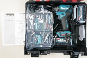 29◇【開封済未使用】makita/マキタ 充電式インパクトドライバ TD002GRDX ブルー 電動工具◇88N3/28b*