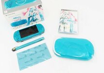 ○美品【SONY ソニー】PSP-3000 初音ミク Project DIVA 2nd いっぱいパック_画像1