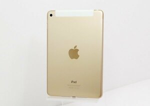 ◇【Apple アップル】iPad mini 4 Wi-Fi+Cellular 64GB SIMフリー MK752J/A タブレット ゴールド
