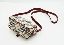 ◇美品【BURBERRY BLUE LABEL バーバリー ブルーレーベル】チェック ショルダーバッグ_画像2