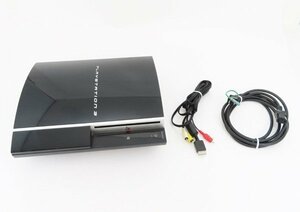 ○【SONY ソニー】PS3本体 80GB CECHL00 クリアブラック