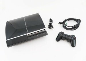 ○【SONY ソニー】PS3本体 80GB CECHL00 クリアブラック