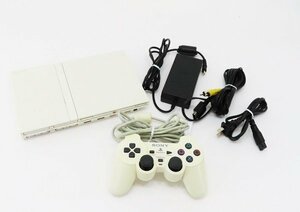 ○【SONY ソニー】PS2本体 SCPH-77000 セラミックホワイト