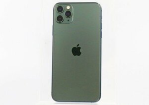 ◇ジャンク【Apple アップル】iPhone 11 Pro Max 256GB SIMフリー MWHM2J/A スマートフォン ミッドナイトグリーン