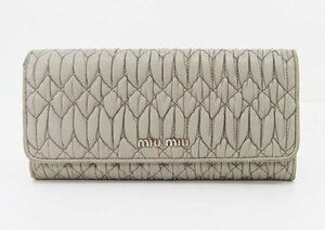 ◇【MIU MIU ミュウミュウ】長財布