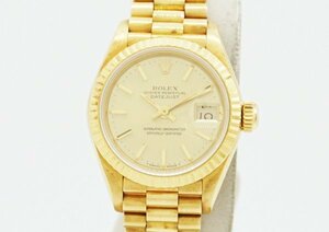 ◇【ROLEX ロレックス】デイトジャスト 金無垢 69178 自動巻腕時計