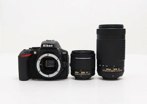 ◇美品【Nikon ニコン】D5600 ダブルズームキット デジタル一眼カメラ