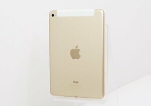 ◇【docomo/Apple】iPad mini 4 Wi-Fi+Cellular 16GB SIMロック解除済 MK712J/A タブレット ゴールド