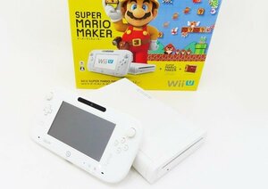 ♪○【任天堂 ニンテンドー】Wii U本体 スーパーマリオメーカーセット シロ