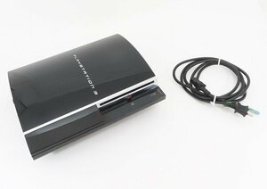 ○【SONY ソニー】PS3本体 60GB CECHA00 クリアブラック