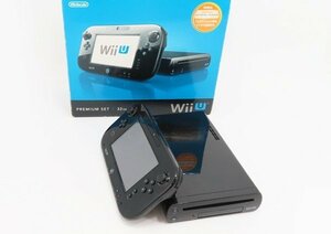 ♪○【任天堂 ニンテンドー】Wii U本体 プレミアムセット 32GB クロ