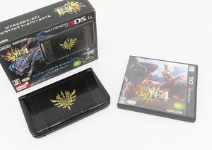 ○【任天堂】ニンテンドー3DS LL モンスターハンター4 スペシャルパック ゴア・マガラブラック