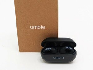 ◇美品【ambie アンビー】ワイヤレスイヤホン Sound earcuffs AM-TW01 ブラック