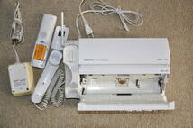 〇電話・FAX　Panasonic パーソナルファックスKX-PW320DL ・子機KX-FKN526-W・充電台PFAP1018 パナソニック　中古_画像4