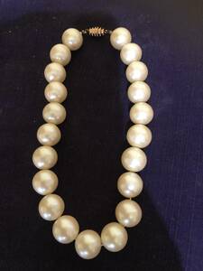 真珠 ネックレス　1.6㎝　3７cm　21玉