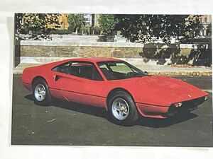 【当時物】スーパーカーカード「FERRARI 308GTB」