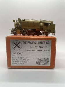 HO PSC 15572 PACIFIC LUMBER CO. 2-8-2T #37 - UNPAINTED