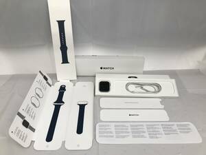 ◎Apple Watch SE　第1世代　GPSモデル　MKQ-43J/A　44ｍｍ　/アビスブルースポーツバンド/ペアリング/動作確認済み　　1110..1.75