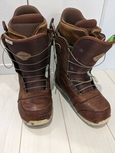 即決有　1円〜　送料無料 29.0 BURTON バートン RED WING LEATHER スノーボードブーツ 28.5