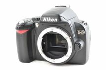 ★実用美品★NIKON ニコン D40 ボディ シャッター回数30492★♯12851_画像1