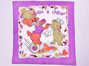 LAUGH&CHEAP/ rough &chi-p.... pattern bandana * purple 