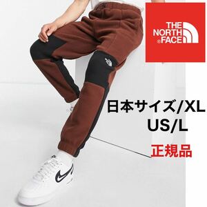 THE NORTH FACE ノースフェイス フリースパンツ スウェットパンツ アウトドア 海外限定 日本未発売 正規品 ブラウン ブラック L XL