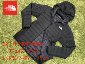 良好 THE NORTH FACE ノースフェイス RED RUN PRO HOODIE レッドランプロフーディ メンズS ランニング 中綿人工ライトダウンジャケット 