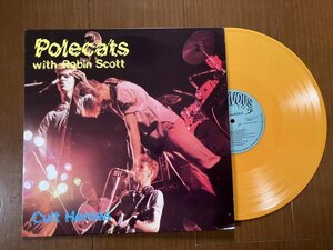 状態「A」★1981年 POLECATS WITH ROBIN SCOTT ポールキャッツ「カルトヒーローズ」ネオ ロカビリー ネオロカ 英国 レコード アナログ盤 LP