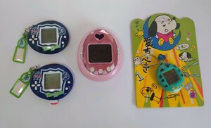 育成ゲーム4個まとめ/BANDAIバンダイ/たまごっち/ Tamagotchi /Tamagotchi iD ピンク/たまごっちスクール/愛すべきパピー/ ペット