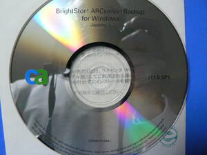 送料最安 120円 CDC44：BrightStor　ARCserve Backup for Windows　日本語版　ｒ11.5 SP1　by COMPUTER-ASSOCIATES