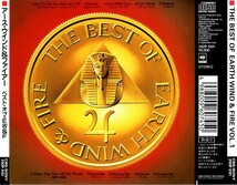 EARTH WIND & FIRE＜アース・ウィンド・アンド・ファイアー＞「THE BEST OF E,W & F VOL.1」ベスト盤CD＜SEPTEMBER、FANTASY、他収録＞_画像3