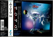 TOTO＜トト、スティーヴ・ルカサー＞「Absolutely Live」2枚組ライブ盤CD＜ロザーナ、99、アフリカ、ホールド・ユー・バック、他収録＞_画像1