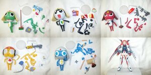 多数出品同梱OK フィギュア ケロロ軍曹 KIA KERORO IN ACTION 6点セット タママ二等兵 ギロロ伍長 クルル曹長 ドロロ兵長 パワード夏美 